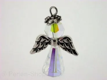 Drop Beads, Color; crystal irisierend, Size: ±8x16mm, Qty: 1 pc.