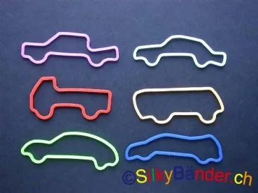 Silky Bands, Cars, 1 bag