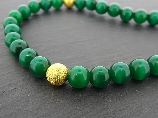 Prayer Beads, Tesbih – Misbaha, Color: green/gold, Size: ±23cm, Qty: 1 pc.