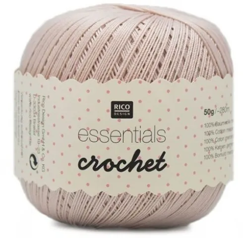 Rico Design Essentials Crochet, puder, 50g/280m