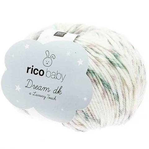 Rico Design Laine Baby Dream Luxury Touch DK 50g Aquakonfetti