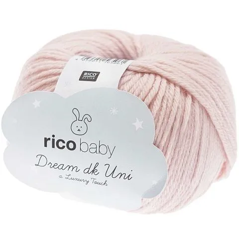 Rico Design Wool Baby Dream Uni Luxury Touch DK 50g Puder