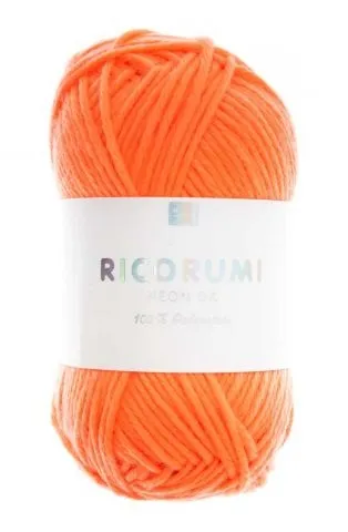 Rico Creative Ricorumi DK 25 g, orange fluo
