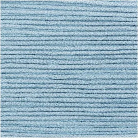 Rico Design Essentials Organic Cotton aran blau, 50g/90m