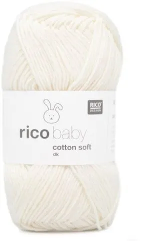 Rico Design Wool Baby Cotton Soft DK 50g Weiss