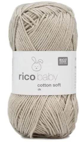 Rico Design Laine Baby Cotton Soft DK 50g Kokus