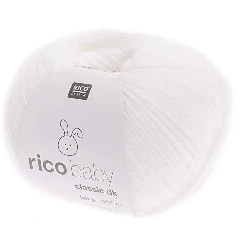 Rico Design Wool Baby Classic DK 50g Weiss