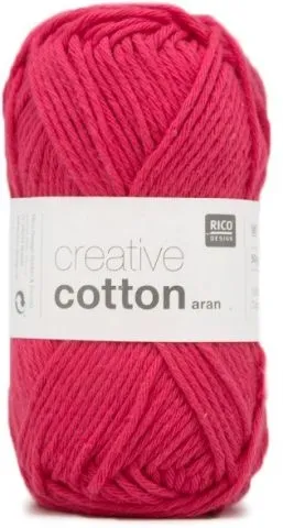 Rico Creative Cotton Aran, pink, Anzahl: 50 g, 85 m, 100 % CO gaze