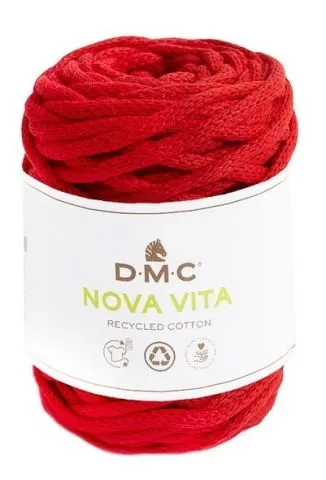 DMC Nova Vita 12, Häkeln Stricken Makramee, Farbe: Rot, Menge: 1 pc.