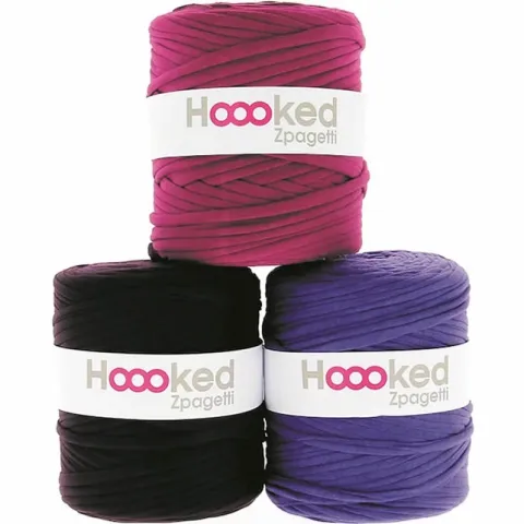 Hoooked Zpagetti Purple Shades, Farbe: Violett, Gewicht: ±700g, Menge: 1 Stk.