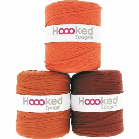 Hoooked Zpagetti Orange Shades, Color: Orange, Weight: ±700g, Quantity: 1 pc.