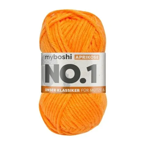 myboshi yarns Nr.1 col.137 aprikose, 50g/55m, quantity: 1 pc.