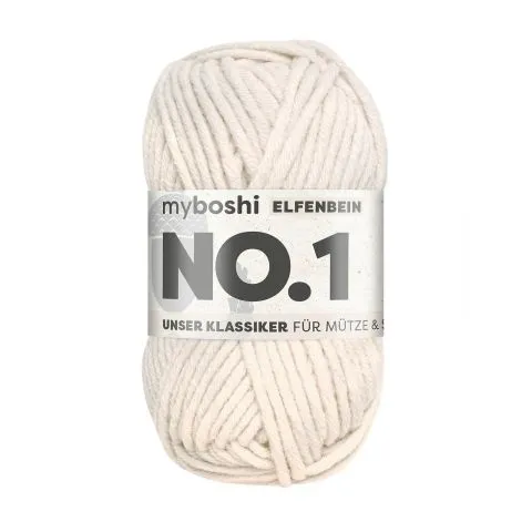 myboshi Wolle Nr.1 col.192 elfenbein, 50g/55m, Menge: 1 Stk.