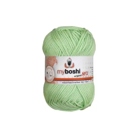 myboshi yarn Nr.2 col.227 minze, 50g/100m, quantity: 1 pc.