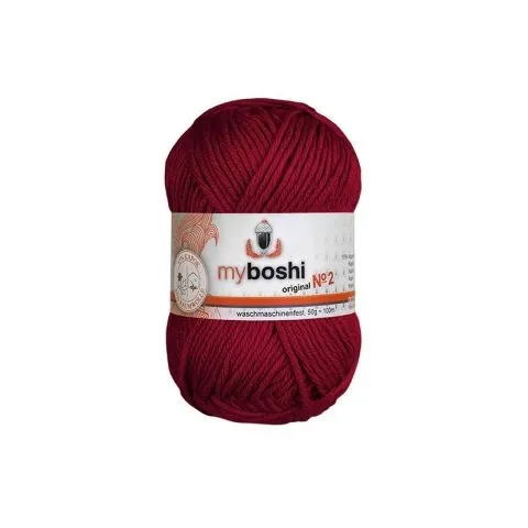 myboshi yarn Nr.2 col.234 chillirot, 50g/100m, quantity: 1 pc.
