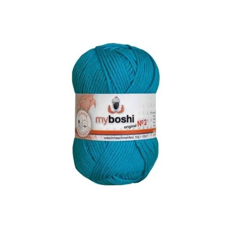 myboshi yarn Nr.2 col.252 türkis, 50g/100m, quantity: 1 pc.
