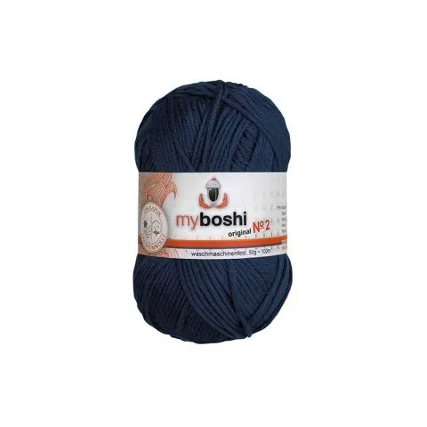 myboshi yarn Nr.2 col.255 marine, 50g/100m, quantity: 1 pc.