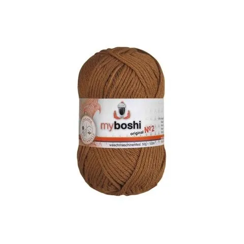 myboshi yarn Nr.2 col.273 karamell, 50g/100m, quantity: 1 pc.