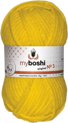 myboshi wool Nr.3 col.313 löwenzahn, 50g/45 m, quantity: 1 pc.