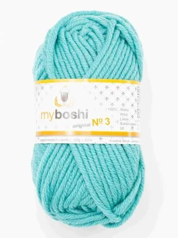 myboshi yarn Nr.3 col.326 jade, 50g/45 m, quantity: 1 pc.