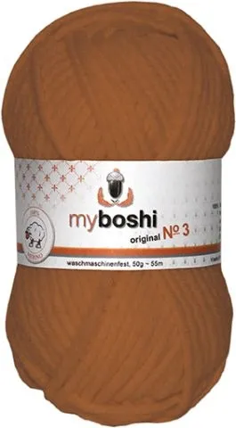 myboshi Wolle Nr.3 col.373 karamell, 50g/45 m, quantité : 1 pièce.