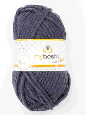 myboshi yarn Nr.3 col.395 anthrazit, 50g/45 m, quantity: 1 pc.