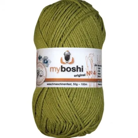 myboshi yarn Nr.4 col.428 palme, 50g/100m, quantity: 1 pc.