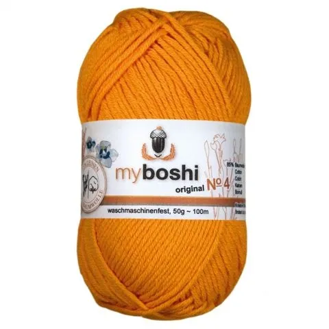 myboshi yarn Nr.4 col.437 aprikose, 50g/100m, quantity: 1 pc.