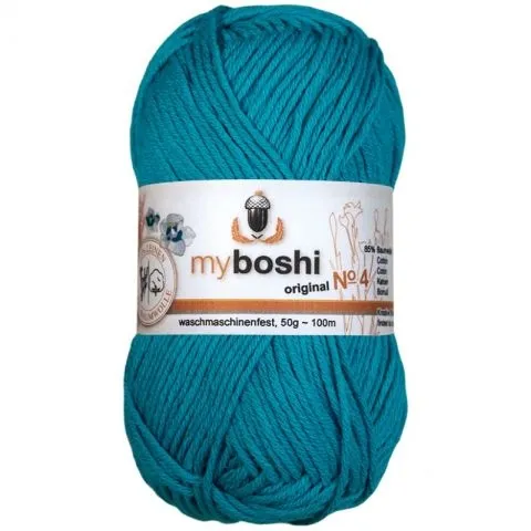 myboshi yarn Nr.4 col.452 türkis, 50g/100m, quantity: 1 pc.