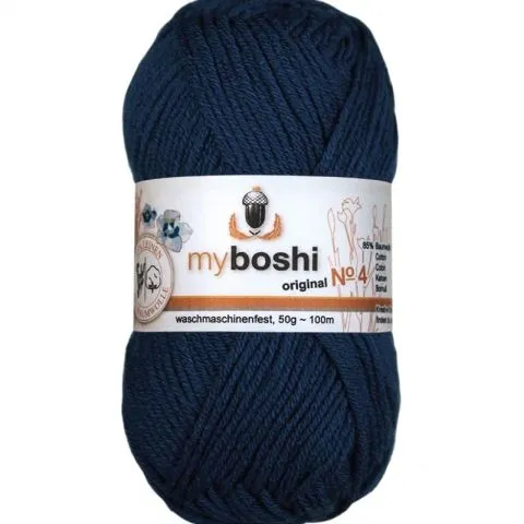 myboshi yarn Nr.4 col.455 marine, 50g/100m, quantity: 1 pc.