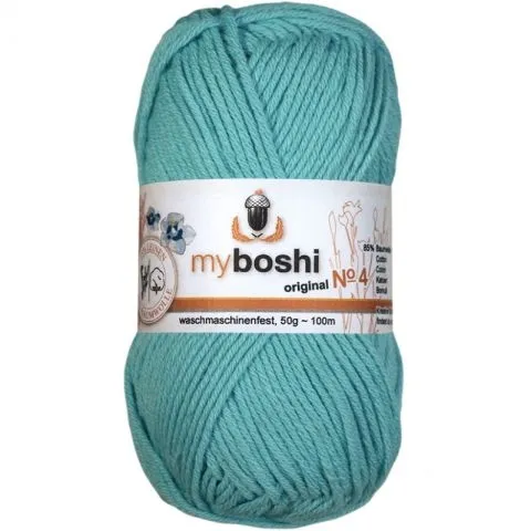 myboshi Wolle Nr.4 col.458 meerblau, 50g/100m, quantité: 1 pièce