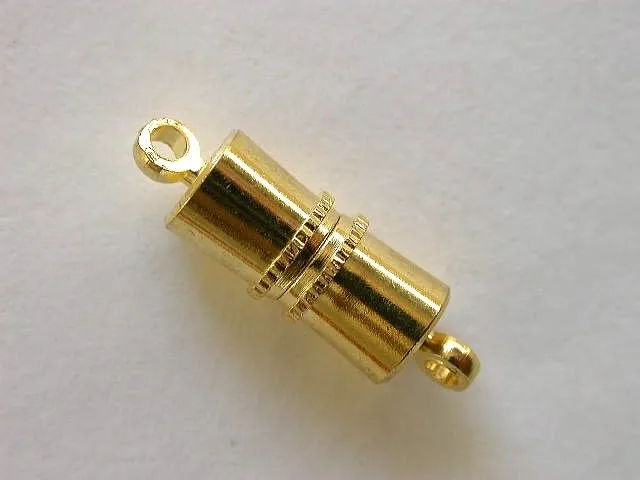 Magnetverschluss, 14mm, Goldfarbig, 5 Stk.