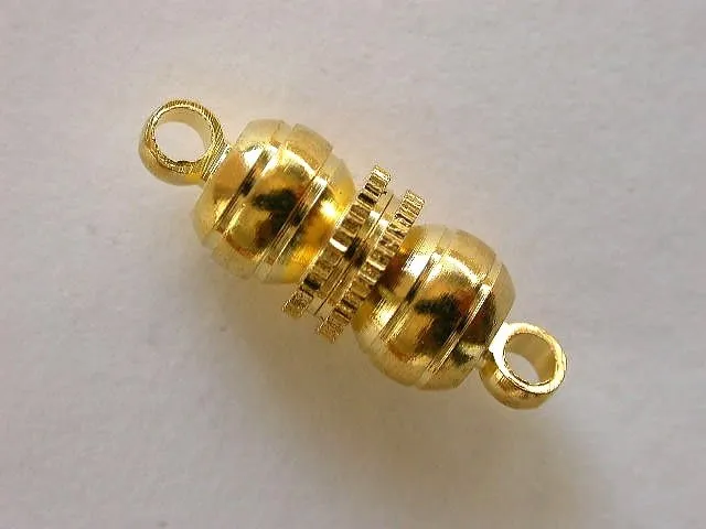 Magnetic Clasps, 14mm, gold color, 3 pc.