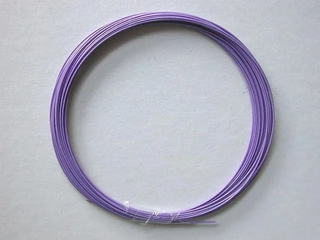 CRAZY DEAL Metalldraht, violett, plastifiziert, 0.4mm, 4 meter