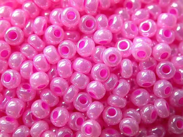 SeedBeads, wax pink, 2.6mm, 17 gr.