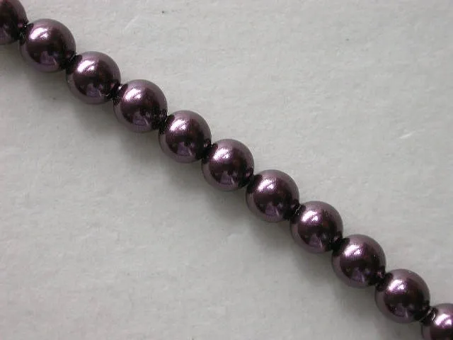 ON SALE Sw Cry Pearls 5810, burgundy, 4mm, 100 pc.