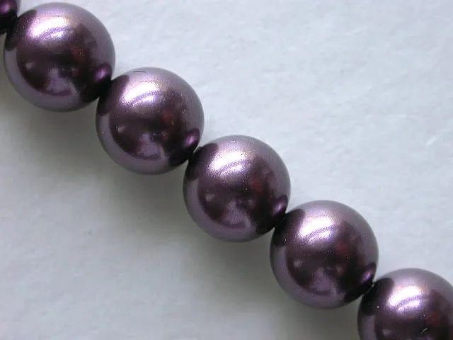 ACTION Sw Cry Pearls 5810, burgundy, 8mm, 25 Stk.