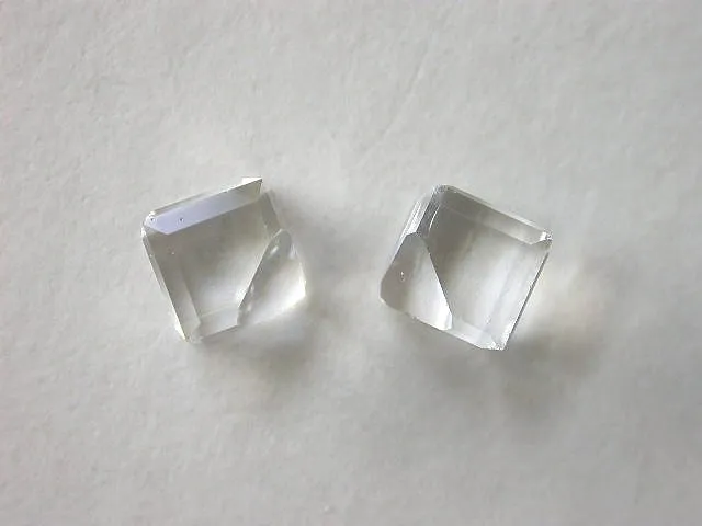 Swarovski rhinestones cube, to stick, 6mm, 1 pc.