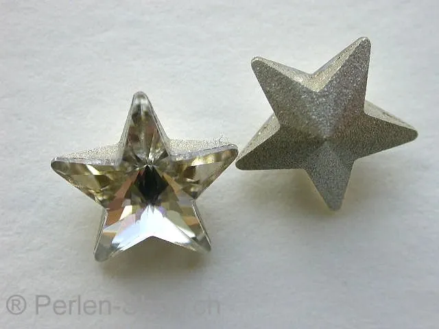 Swarovski rhinestones, 4745, star, to stick, 10mm, 1 pc.