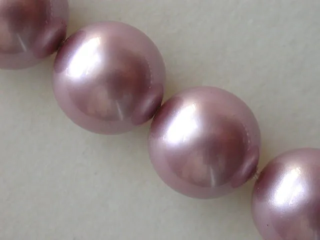 ON SALE Sw Cry Pearls 5810, powder rose, 12mm, 10 pc.