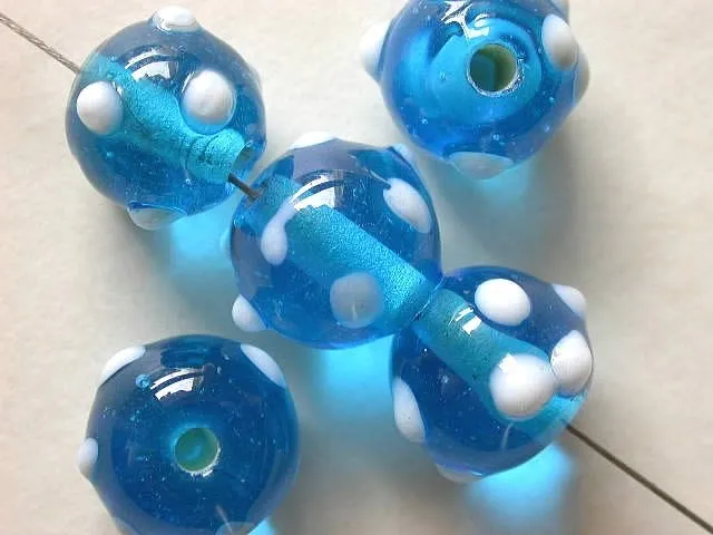 Bumby Round, blau, 10mm, 10 Stk.
