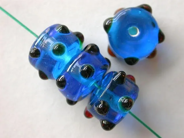 Cylinder Bumby, blau, 13mm, 10 Stk.