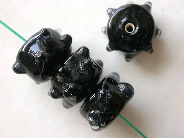 Cylinder Bumby, schwarz, 13mm, 10 Stk.