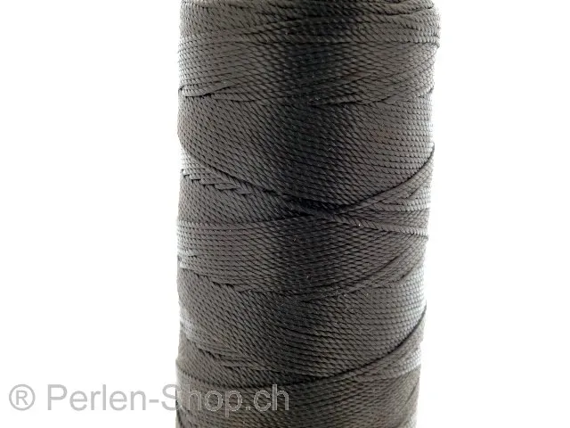 Beads Thread, Color: black, Size: ±1mm, Qty:5 meter
