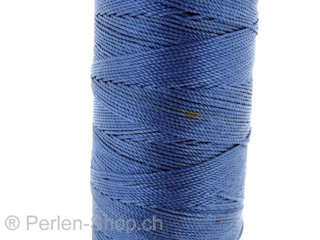 Beads Thread, Color: blue, Size: ±1mm, Qty:5 meter