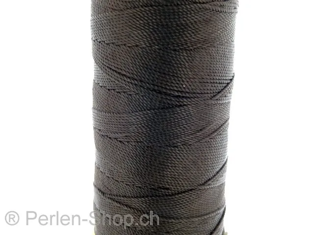 Beads Thread, Color: brown, Size: ±1mm, Qty:5 meter
