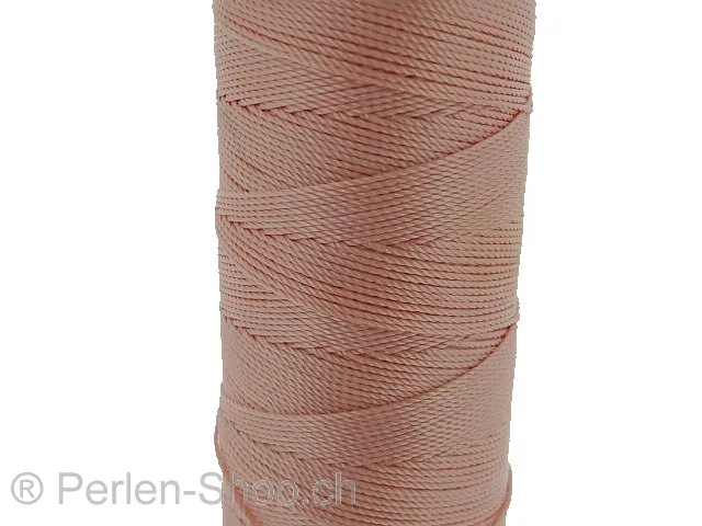Beads Thread, Color: rose, Size: ±1mm, Qty:5 meter