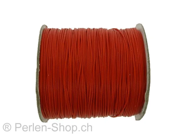 Beads Nylon Thread, Color: red, Size: ±0.8mm, Qty:1 meter