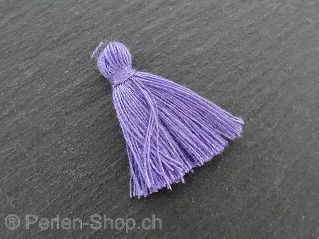 Tassel, Color: purple, Size: ±2.5cm, Qty:1 pc.