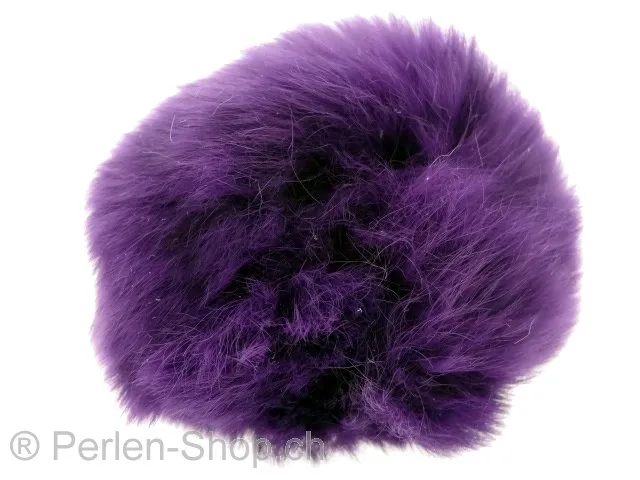 Fellkugeln, Farbe: violett, Grösse: ±80mm, Menge: 1 Stk.